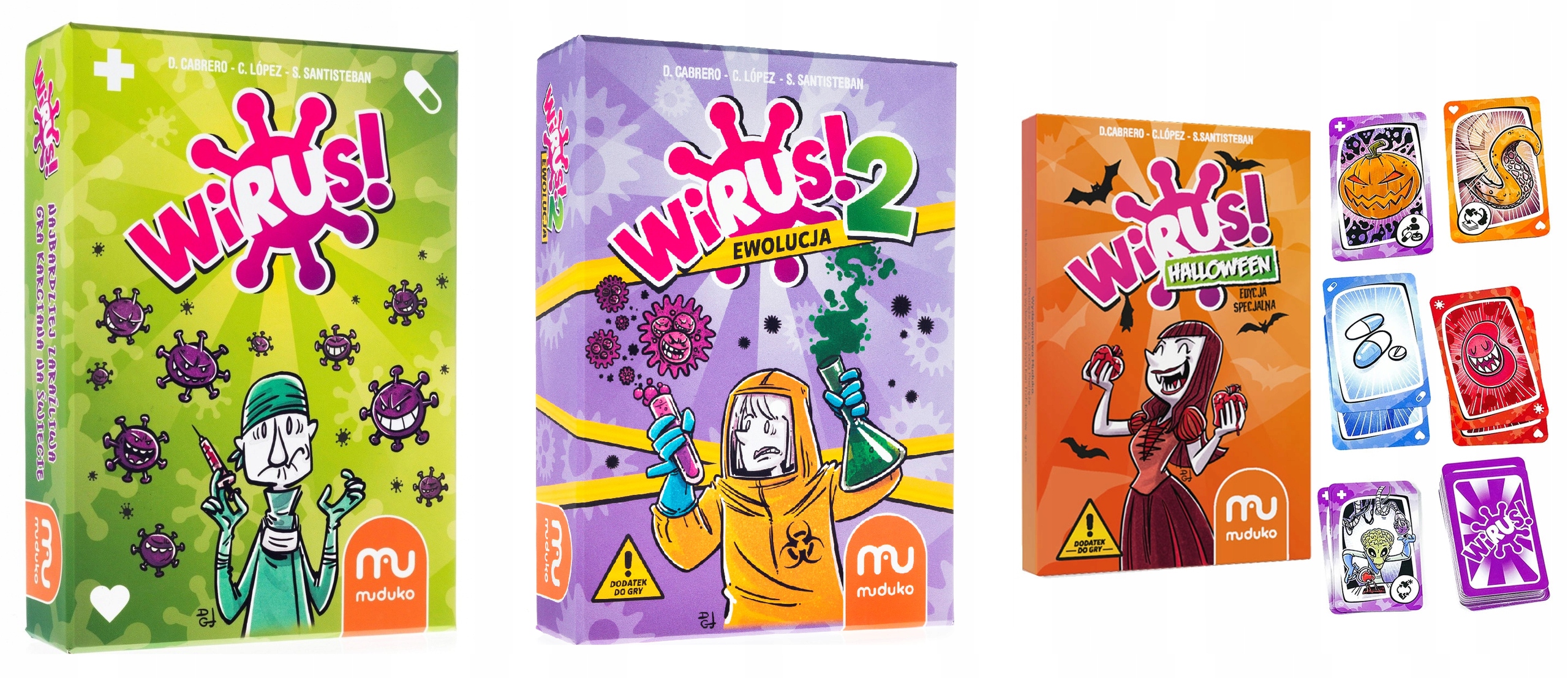 

Wirus Wirus Ewolucja Wirus Halloween zestaw 3