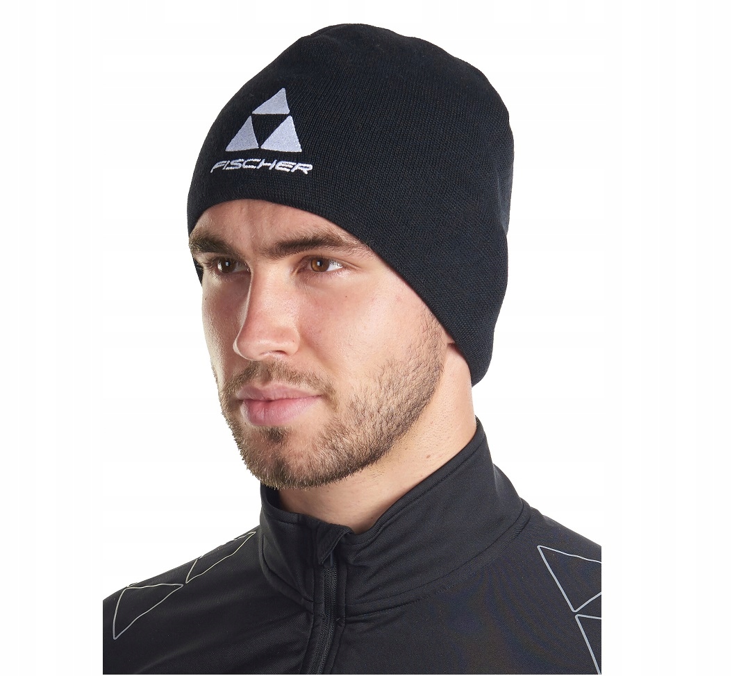 Zimní čepice Fischer Mountain Beanie Wool Unisex černá