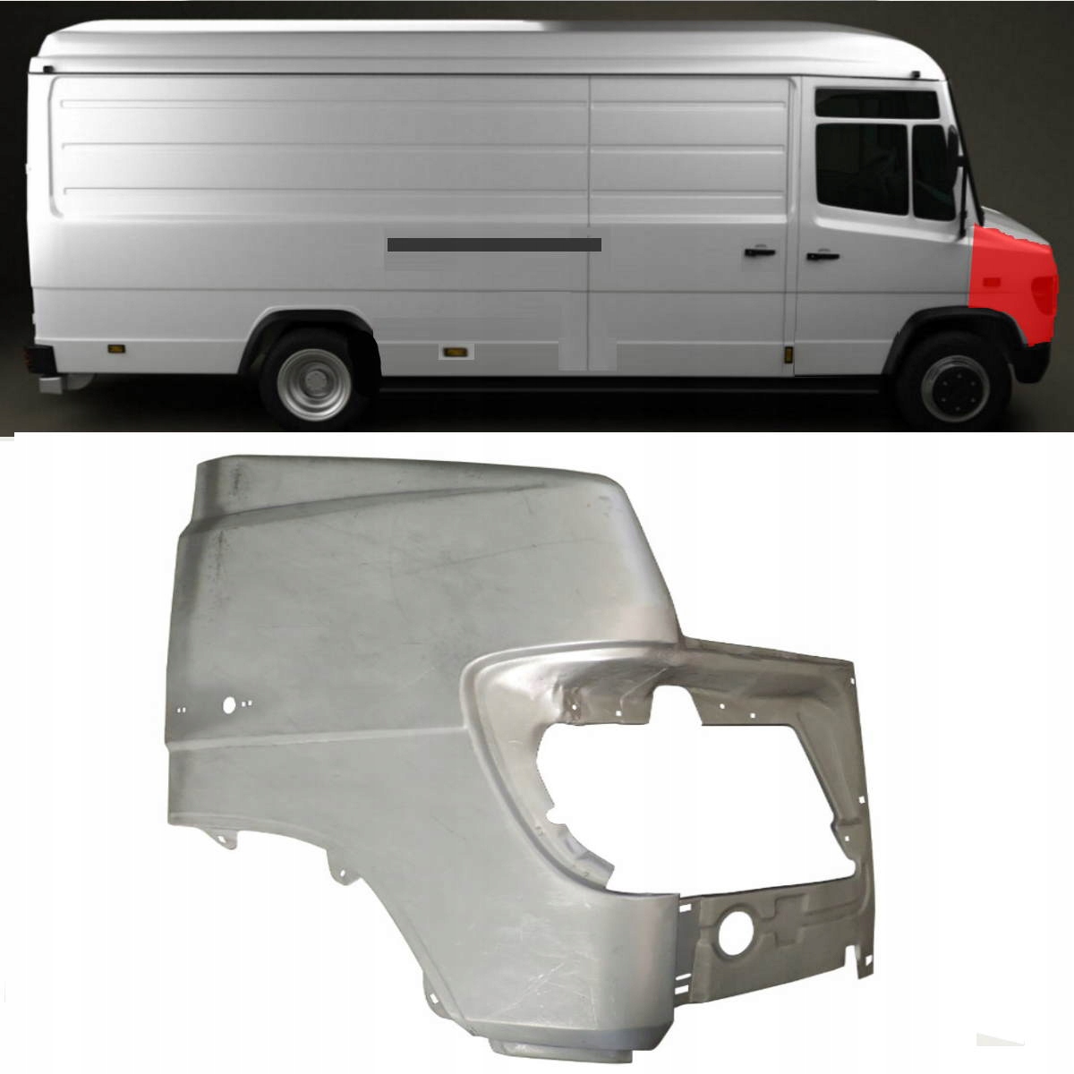 Pravý Přední Blatník Mercedes Vario W670 1995-2013