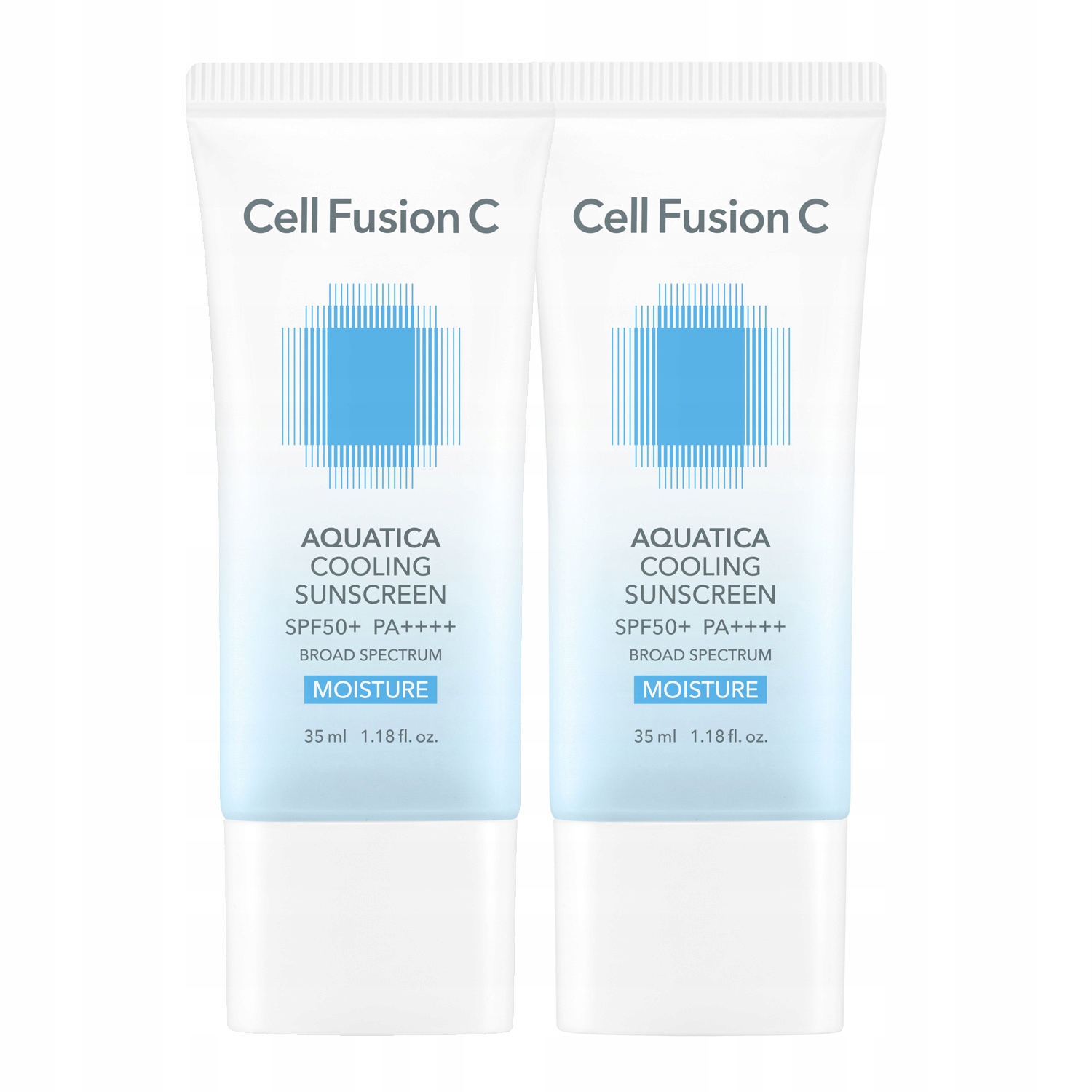 Krem z filtrem SPF50+ Na słońce Cell Fusion C AquaticaCooling Dwupak 2x35ml