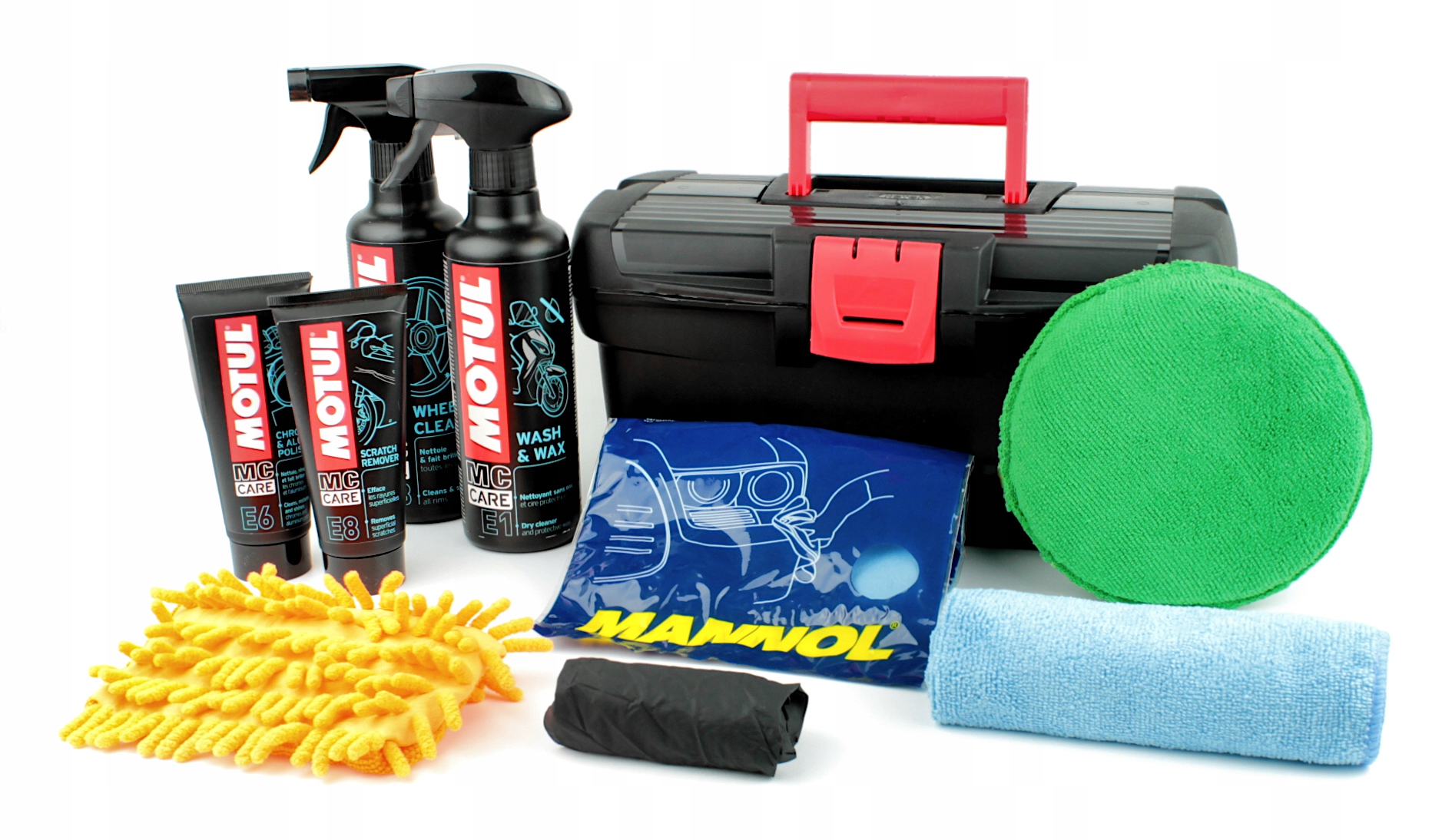 NIEZBEDNIK MOTOCYKLISTY ZESTAW NA PREZENT SKRZYNKA