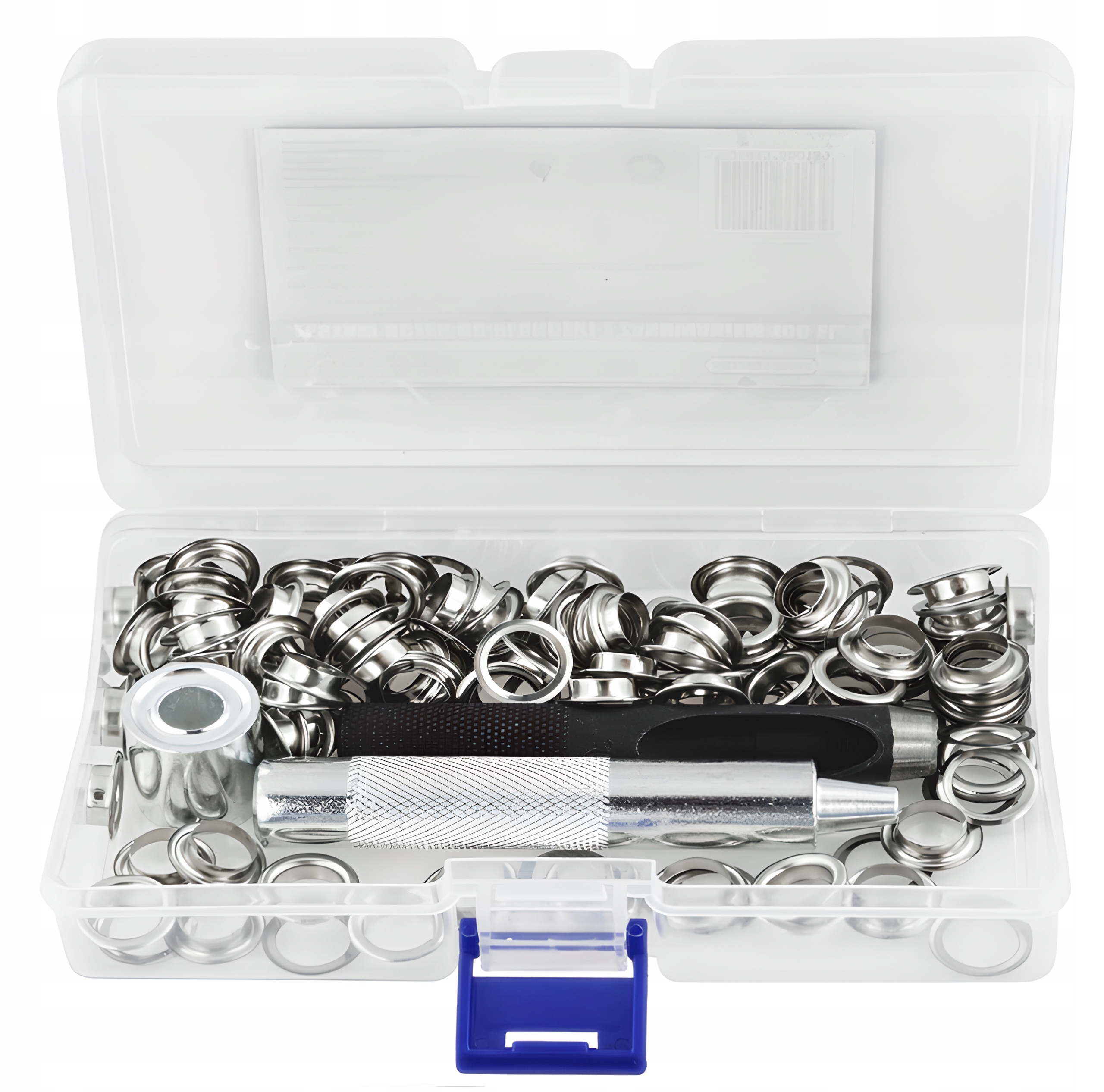 Zestaw Oczka Dziurkacz 10MM Napy Plandeki 100 Szt.