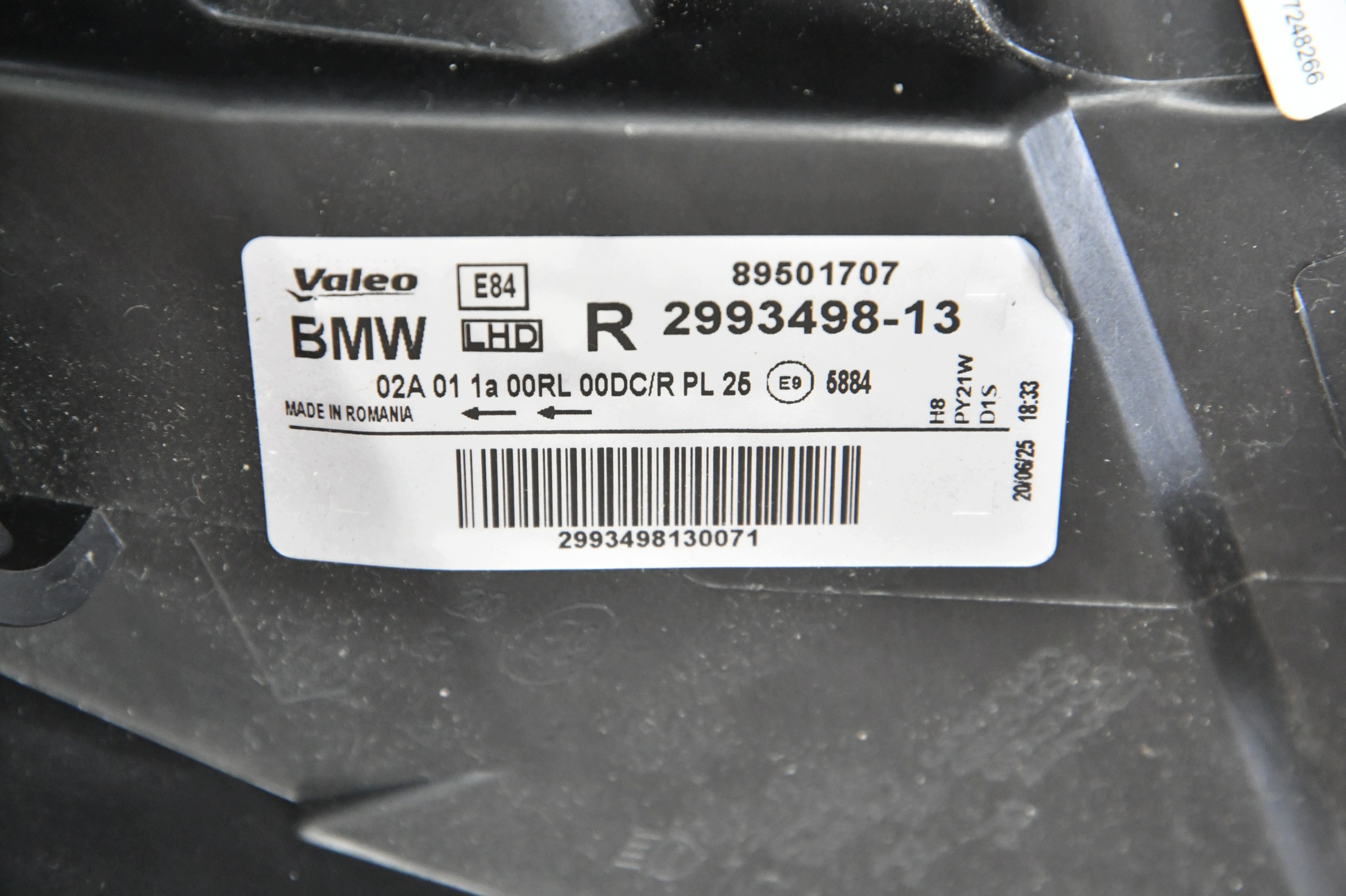 licht rechts vorne vorne BMW X1 E84 XENON DYNAMIC SKRETNA