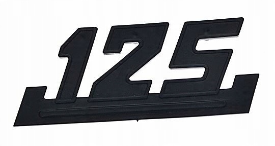

Znaczek boczka Wsk 125 czarny emblemat org wzór