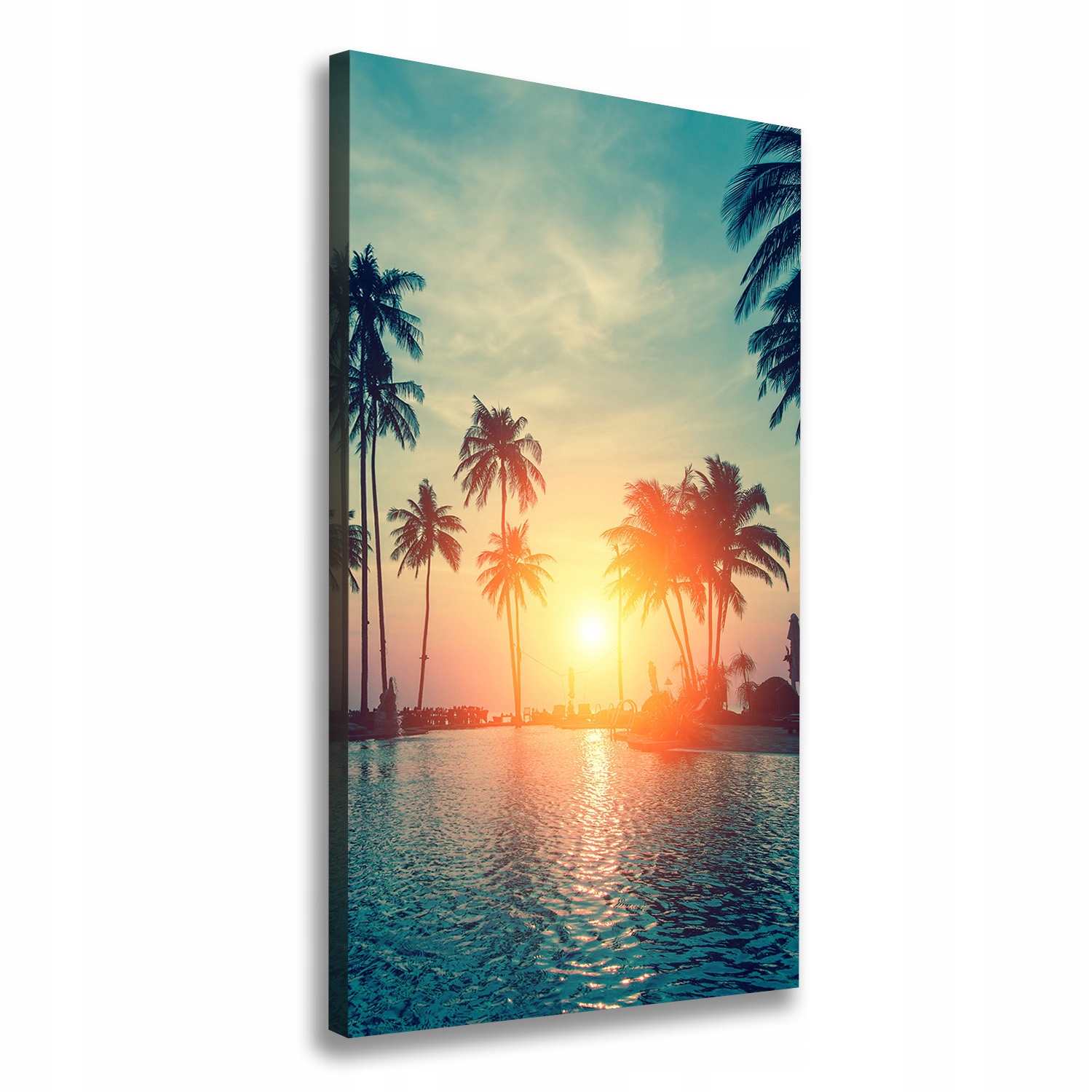 

Foto obraz na płótnie Tropikalna plaża 70x140 cm