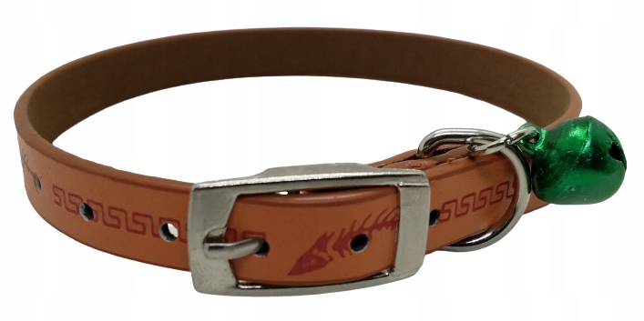 

obroża skórzana dla psa szczeniaka 22-27 cm