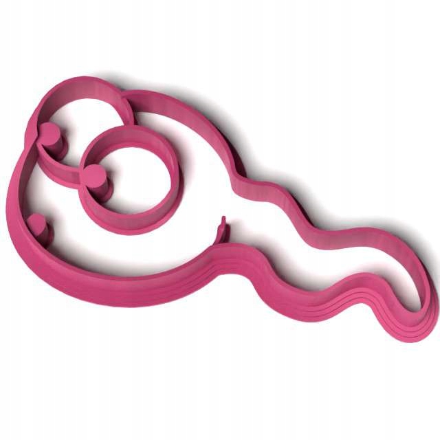 

Foremka ciastek Plemnik wieczór panieński różowy