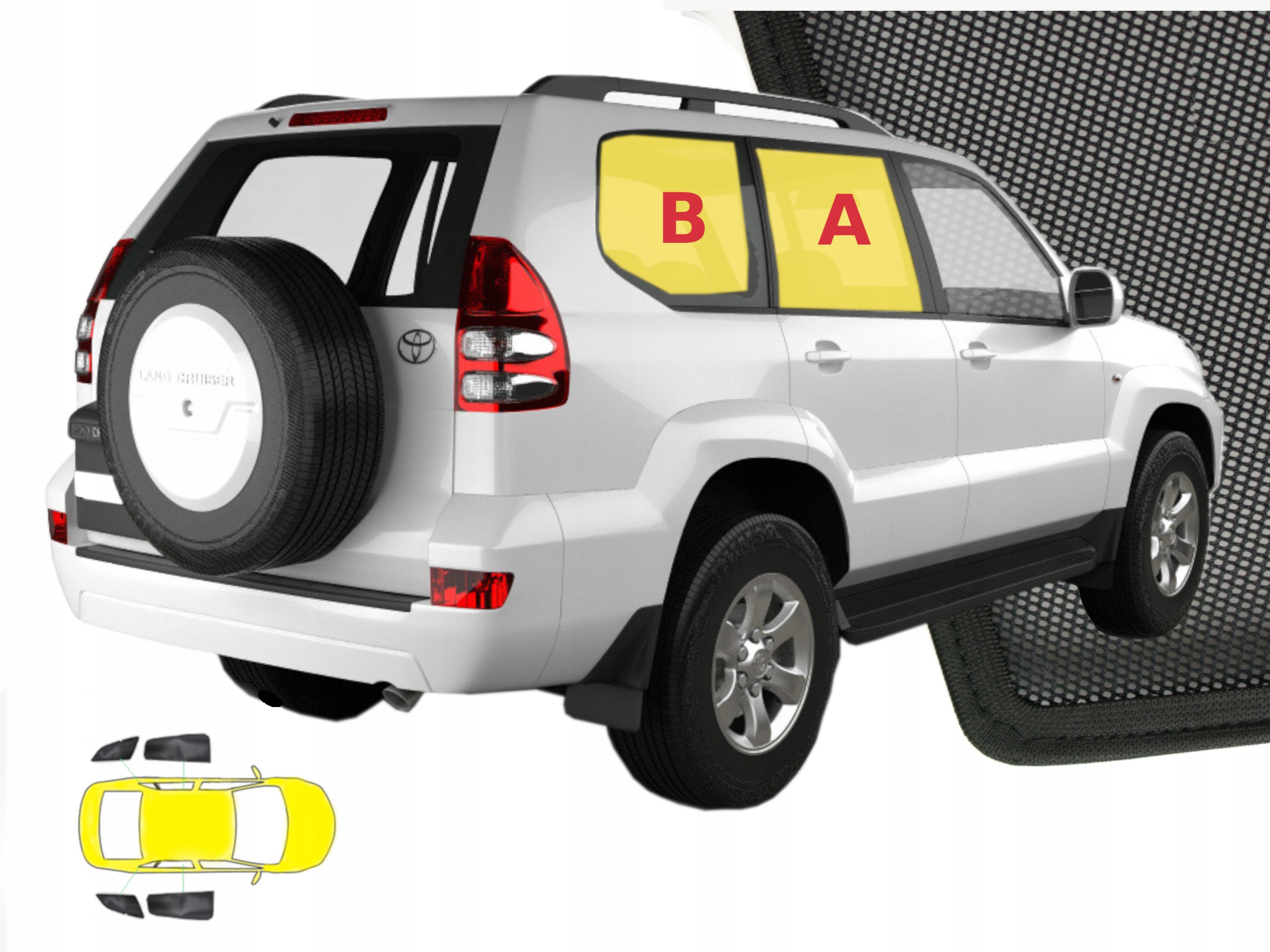 Шторы для Land Cruiser