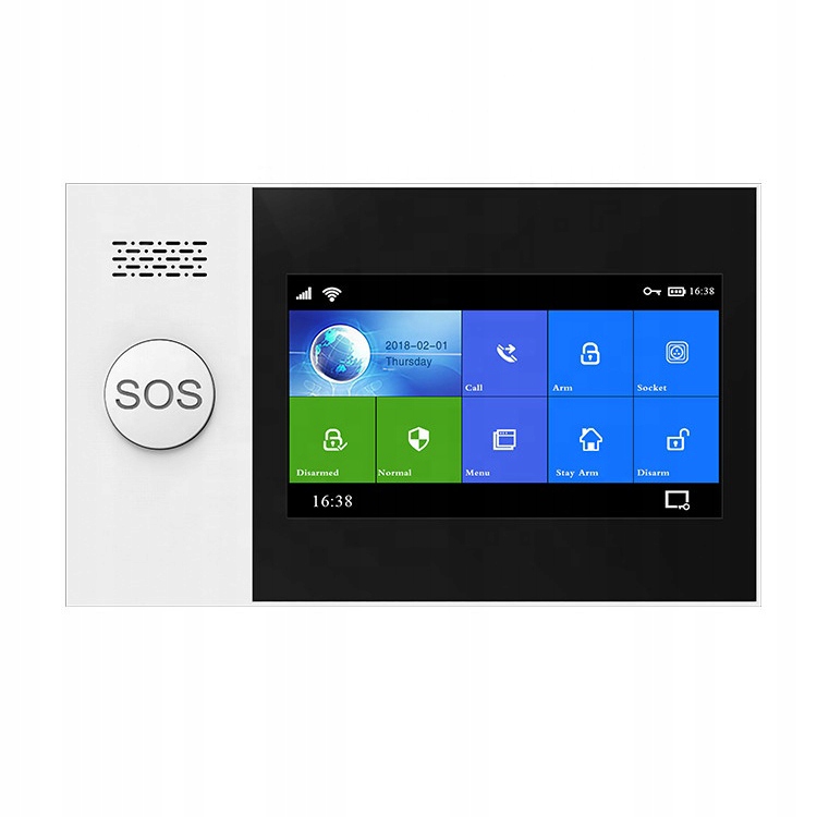 Bezprzewodowy alarm GSM WiFi aplikacja TUYA polski Kod producenta Bezprzewodowy alarm ERDA