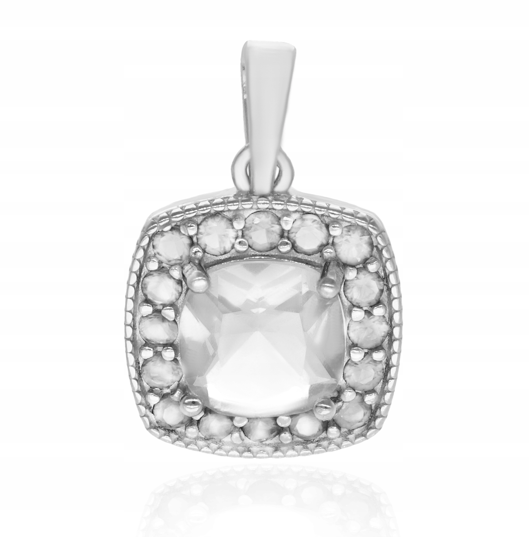 Přívěsek s bílými zirkony Ag 925 IM0160523PR