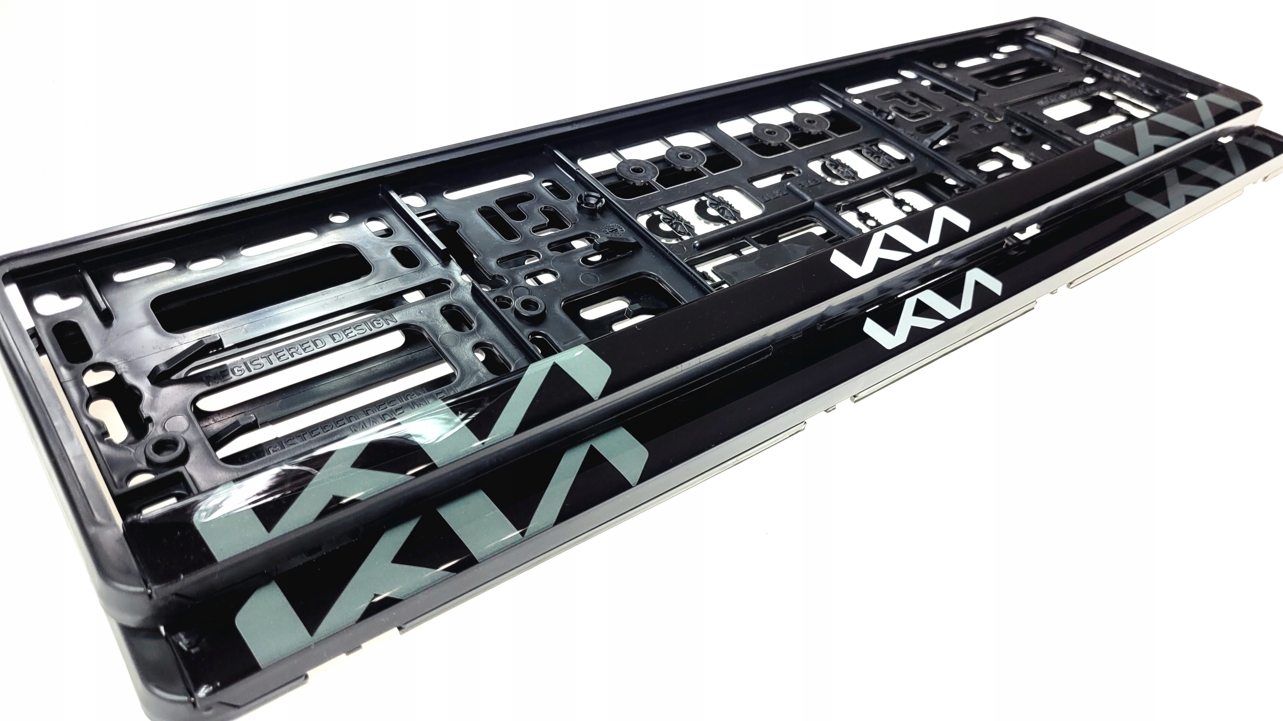 Ramki tablic rejestracyjnych Kia Żelowe 2 sztuki