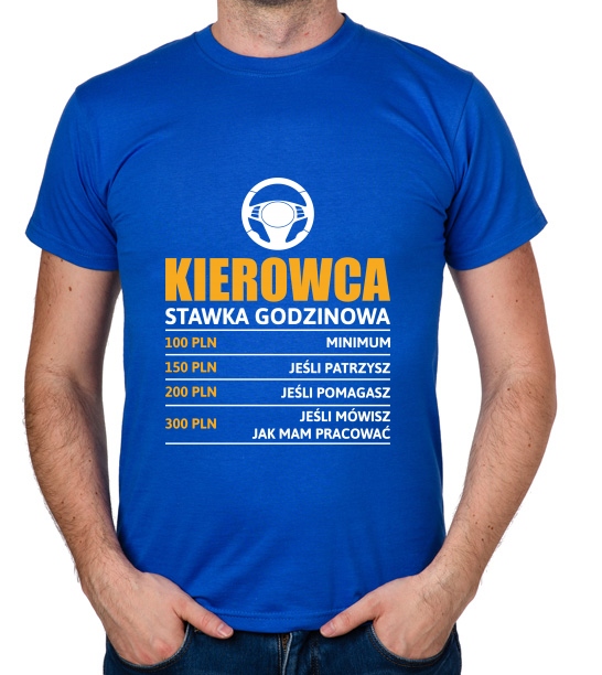 

koszulka Kierowca stawka godzinowa prezent