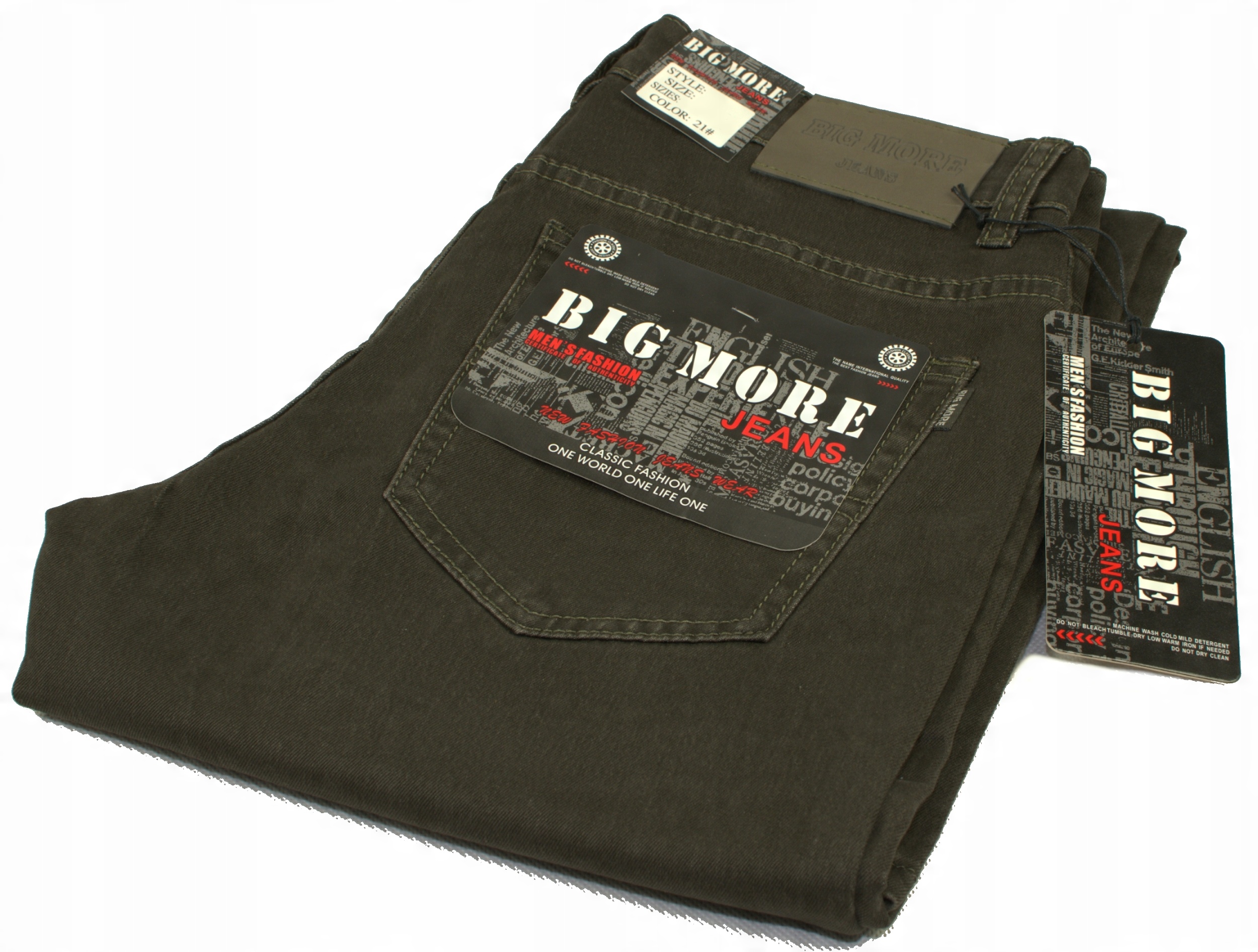 

Big More kolor/21 khaki (Pas/110 Dł/109) W41 L32