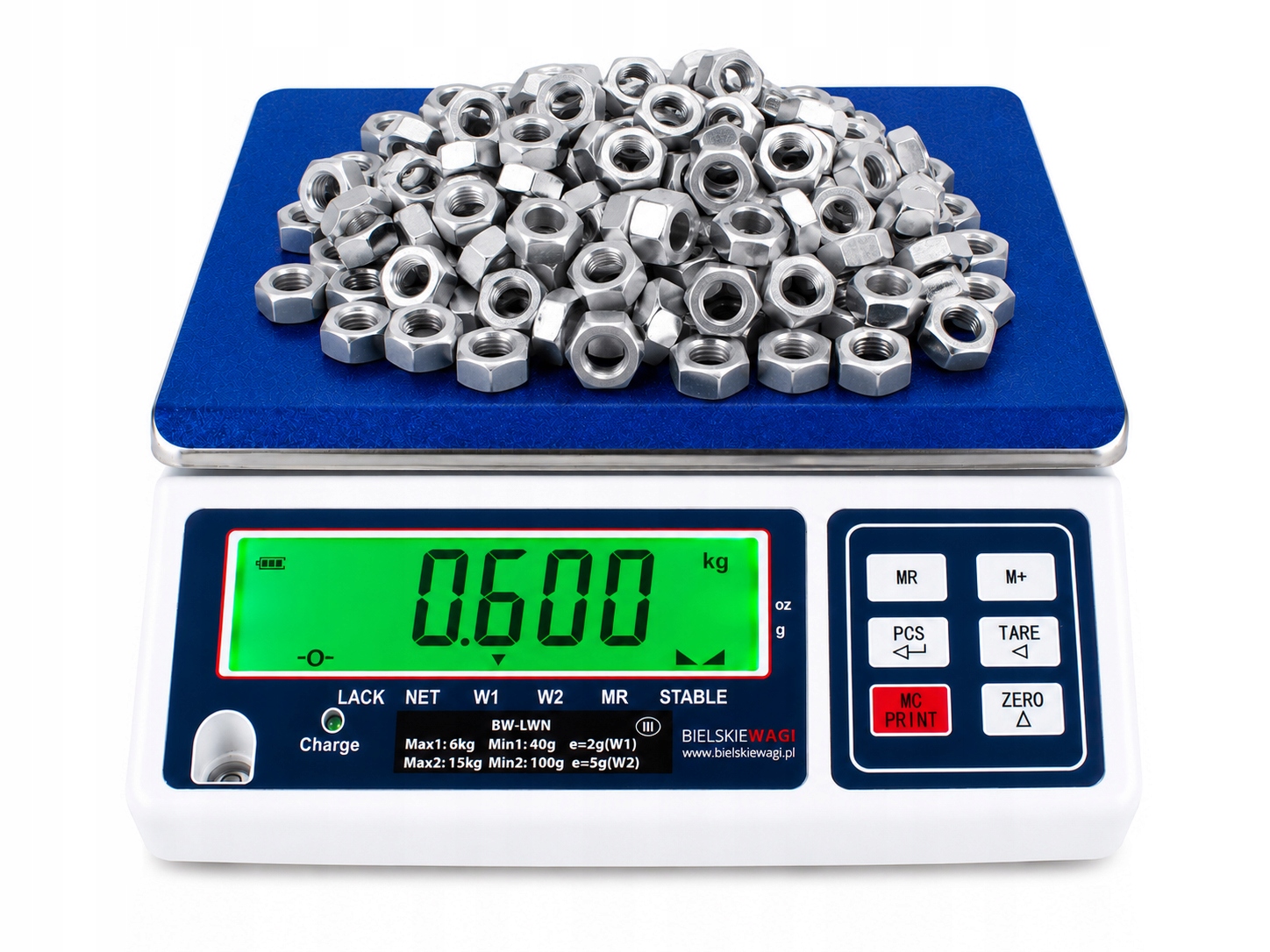 Obchodová Váha S Skladovou Legalizací Čítající Kusy 6/15 kg Elektronická