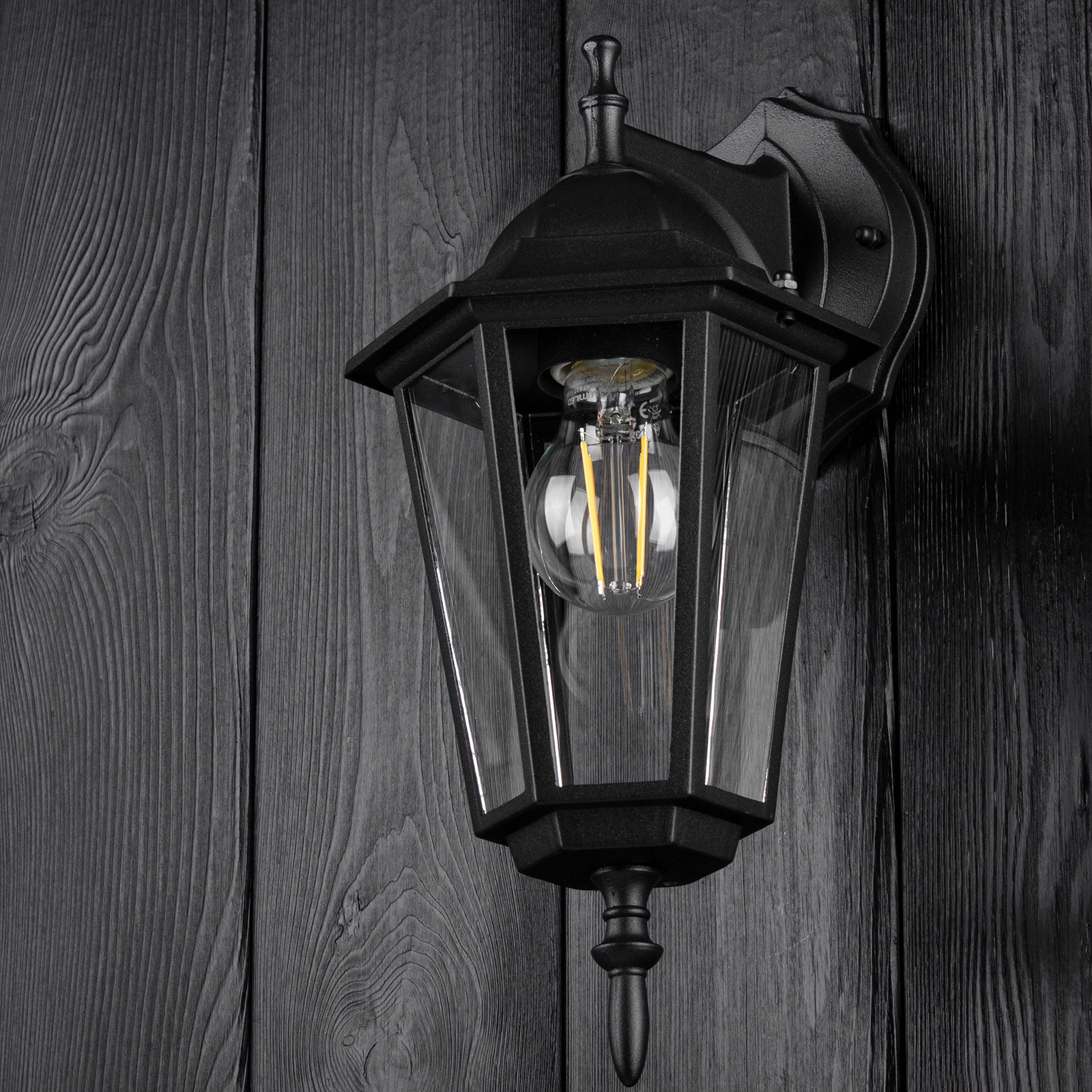 Kinkiet Ogrodowy Lampa Elewacyjna Zewnętrzna LATARNIA ŚCIENNA E27 LED Kod producenta LUMOGR0120