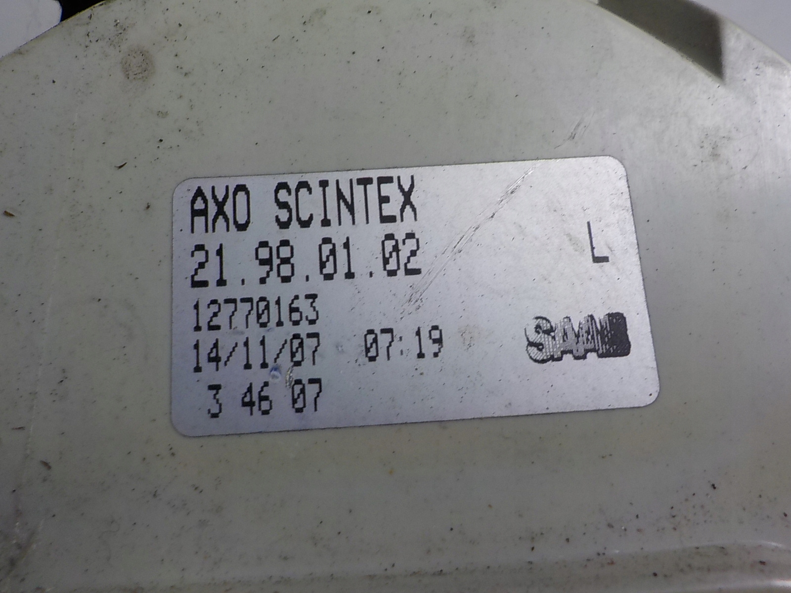 SAAB 9-3 II CABRIO LIFT light to the bonnet left rear left rear part