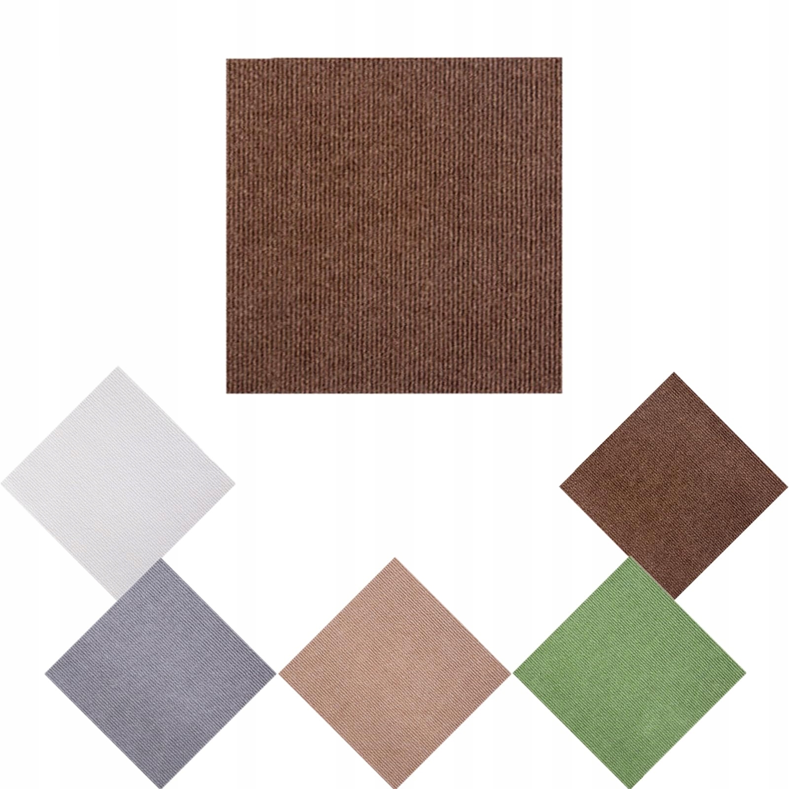 SAMOPRZYLEPNE DYWANY PODŁOGOWE ANTYPOŚLIZGOWE 10 SZTUK