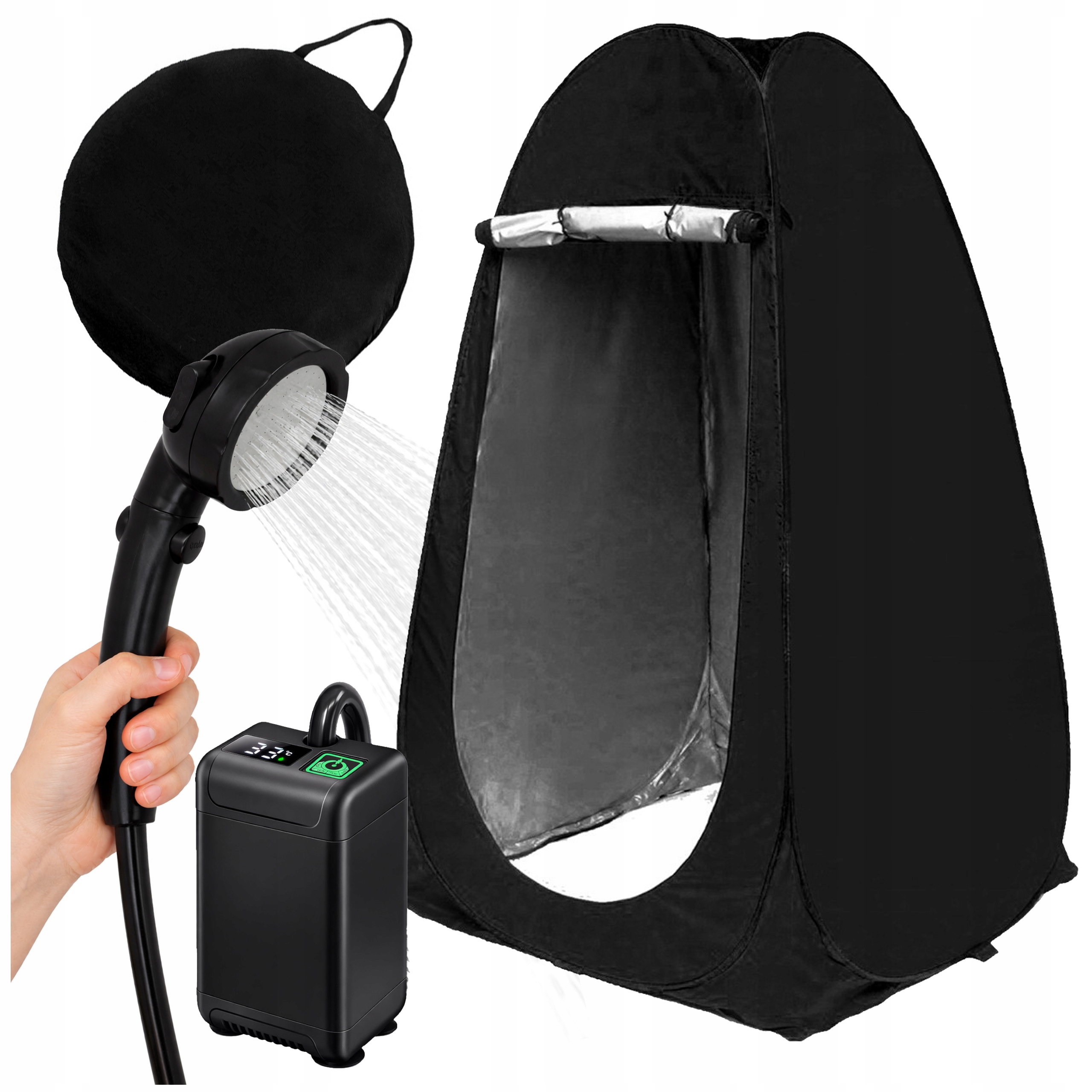 Stan Převlékárna Toaleta Wc Sprcha s čerpadlem na Akumulátor