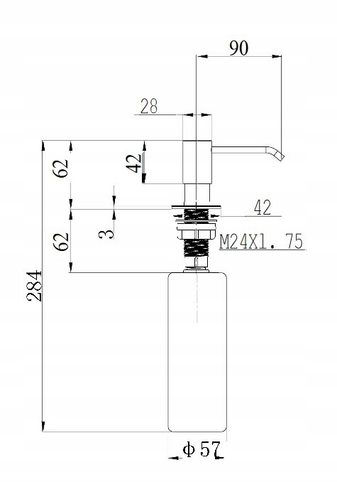 ALVEUS CALLAS dozownik beż 55 Marka Alveus