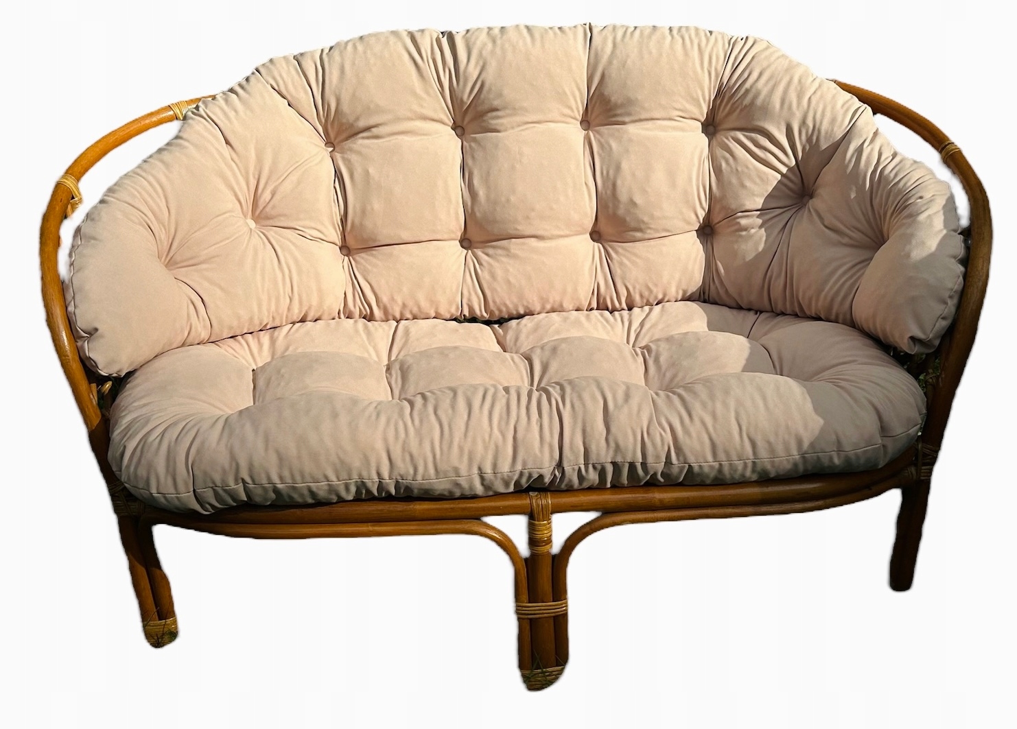 Polštáře Na Ratanový Nábytek Béžová Pohovka