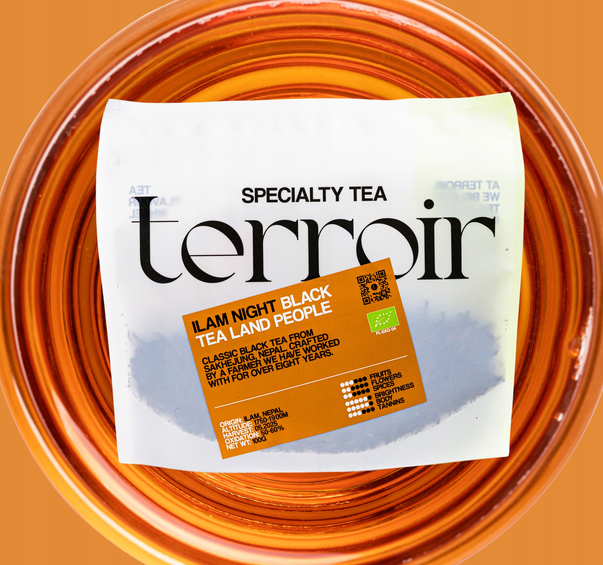 Levně Čaj Černý Ilam Night z ekologického zemědělství v Himalájích, 100 g