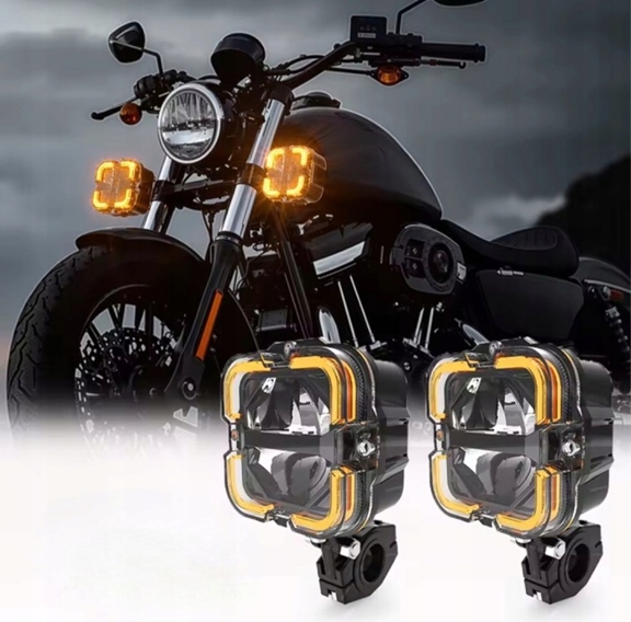 Univerzální Led světla pro motocykly – maximální viditelnost homologace
