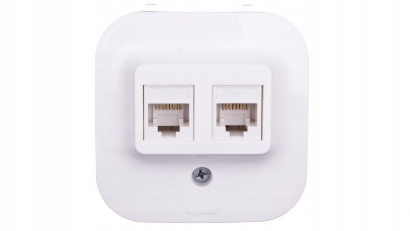 

Forix Gniazdo komputerowe podwójne RJ45 kat.5e Utp