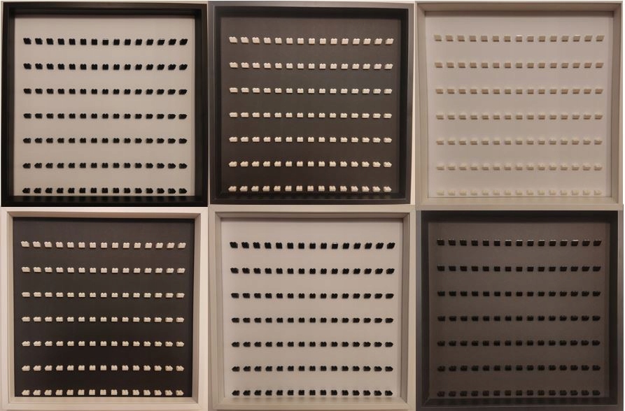 DUŻA RAMKA NA 98,105 lub 112 FIGUREK w stylu Lego / Cobi GABLOTKA 52CMx52CM Marka Ikea