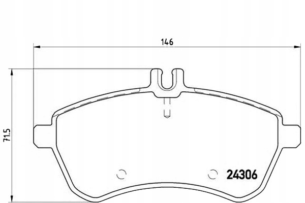 Brembo Brzdové Destičky Mercedes W204 C-třída 07-1