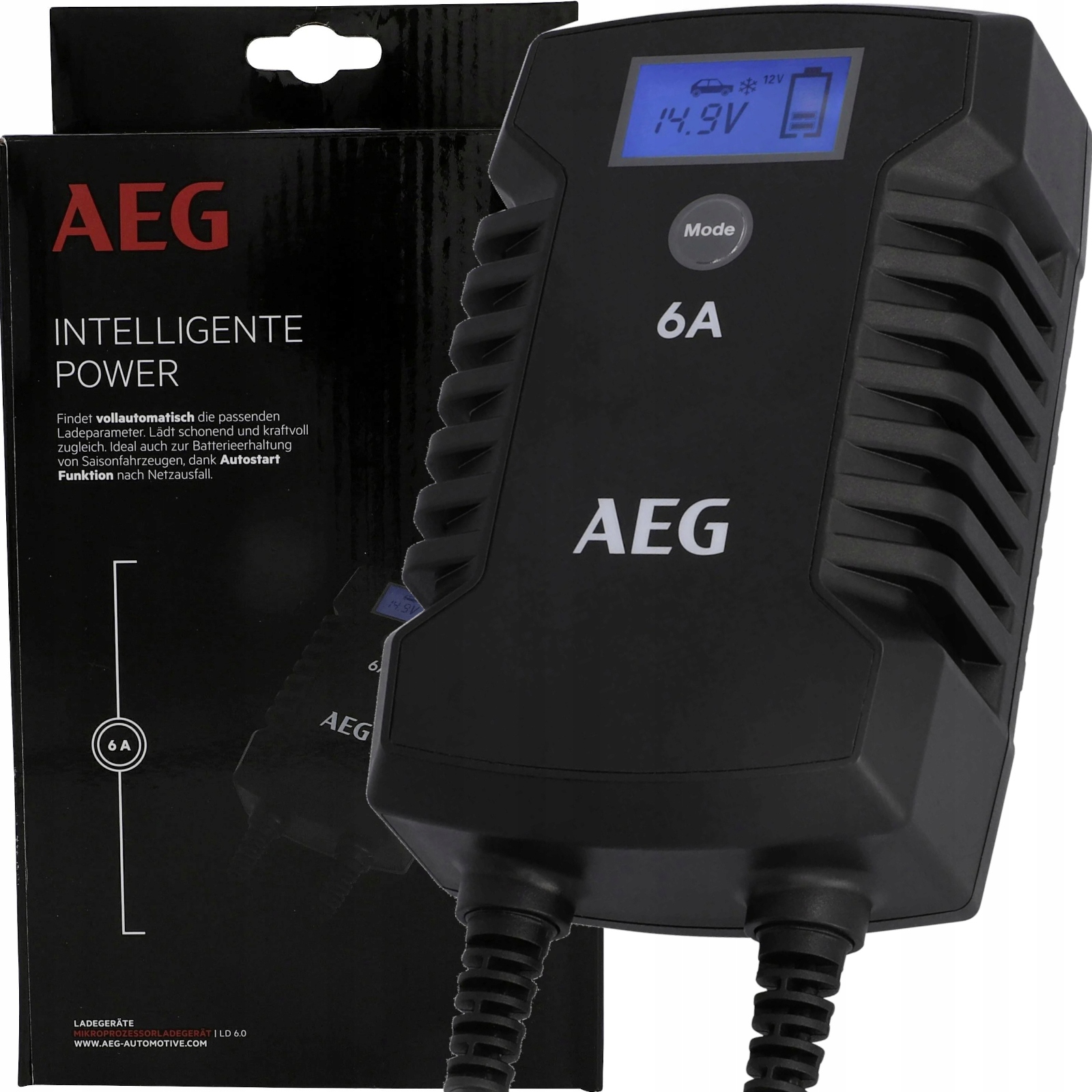 

Prostownik Automatyczny Ładowarka Aeg 6V 12V 6A