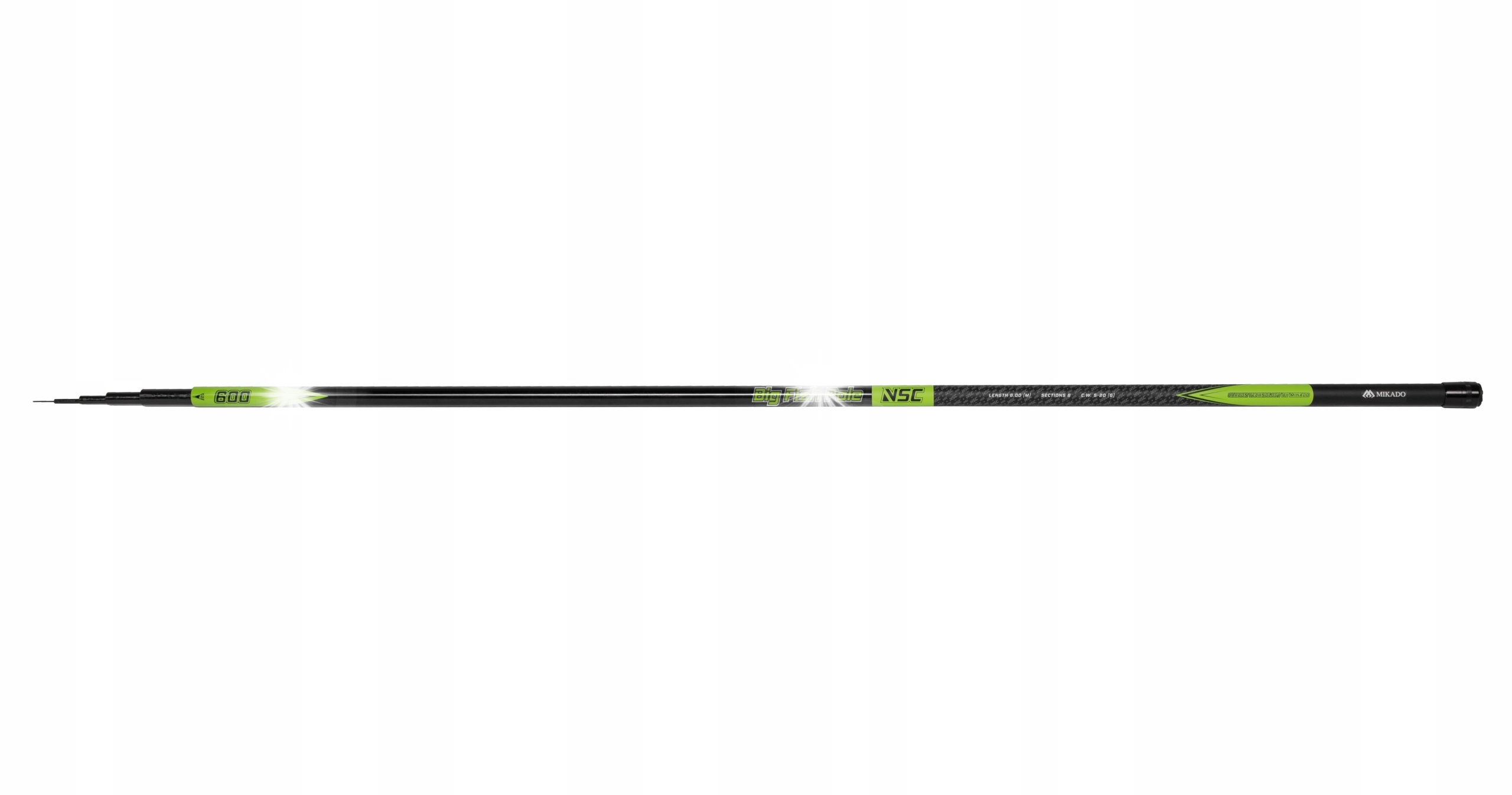 MIKADO WĘGLOWA WĘDKA SZTYWNY BAT NSC POLE 700 5-20G