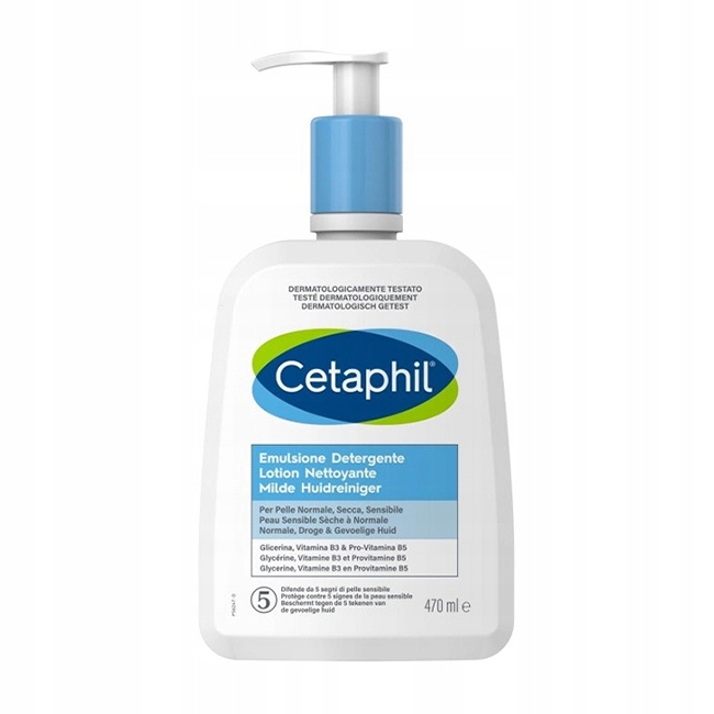 Cetaphil emulsja do mycia twarzy skóra sucha, normalna i wrażliwa 470 ml