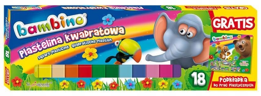 

Plastelina kwadratowa Bambino