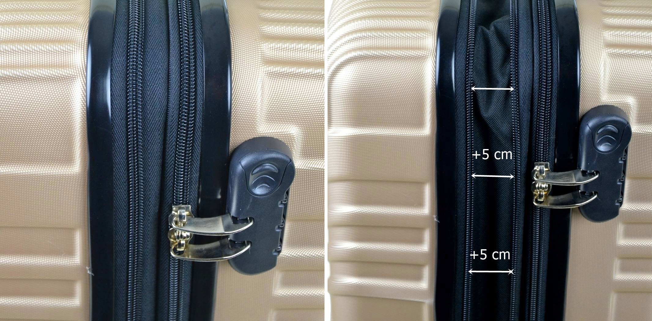 Duża twarda walizka z poszerzeniem SunBag model 8082 pojemność 115 l Rodzaj twarda