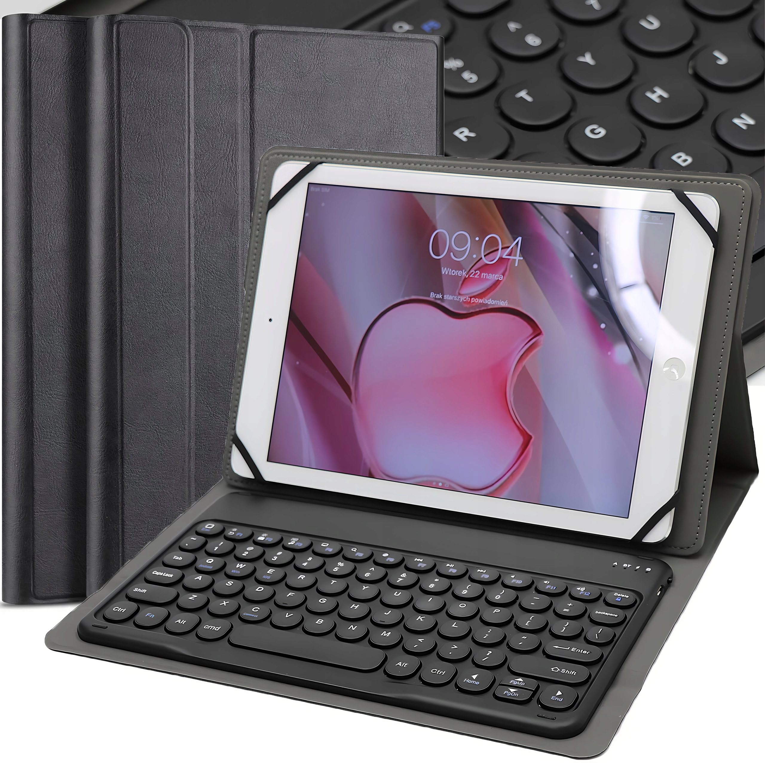 Bezprzewodowa Klawiatura Bluetooth 3.0 Etui na Tablet Uniwersalne 9 10 cali