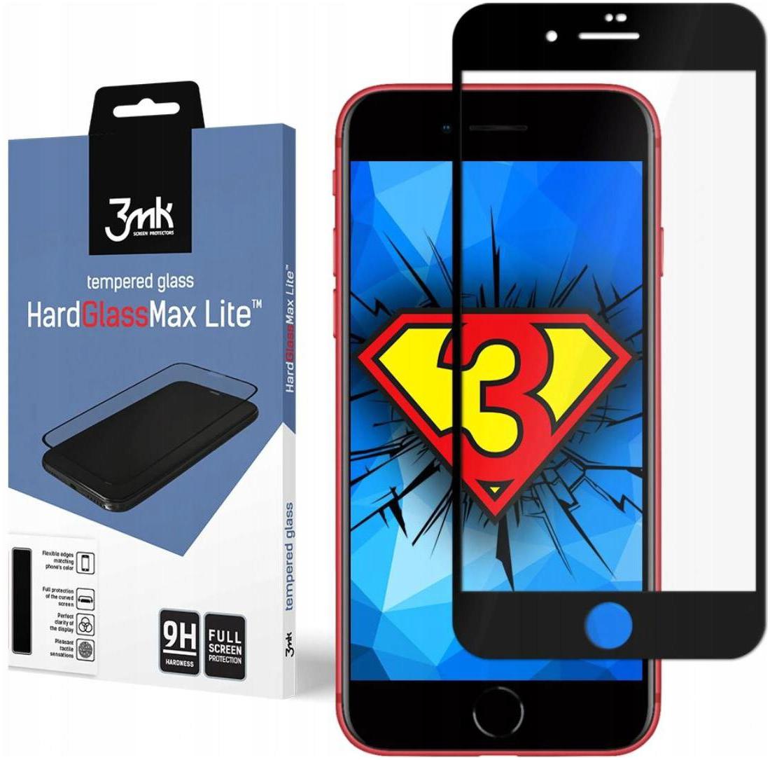 

3MK Szkło Hartowane Full iPhone 7 8 Se 2020 Zestaw