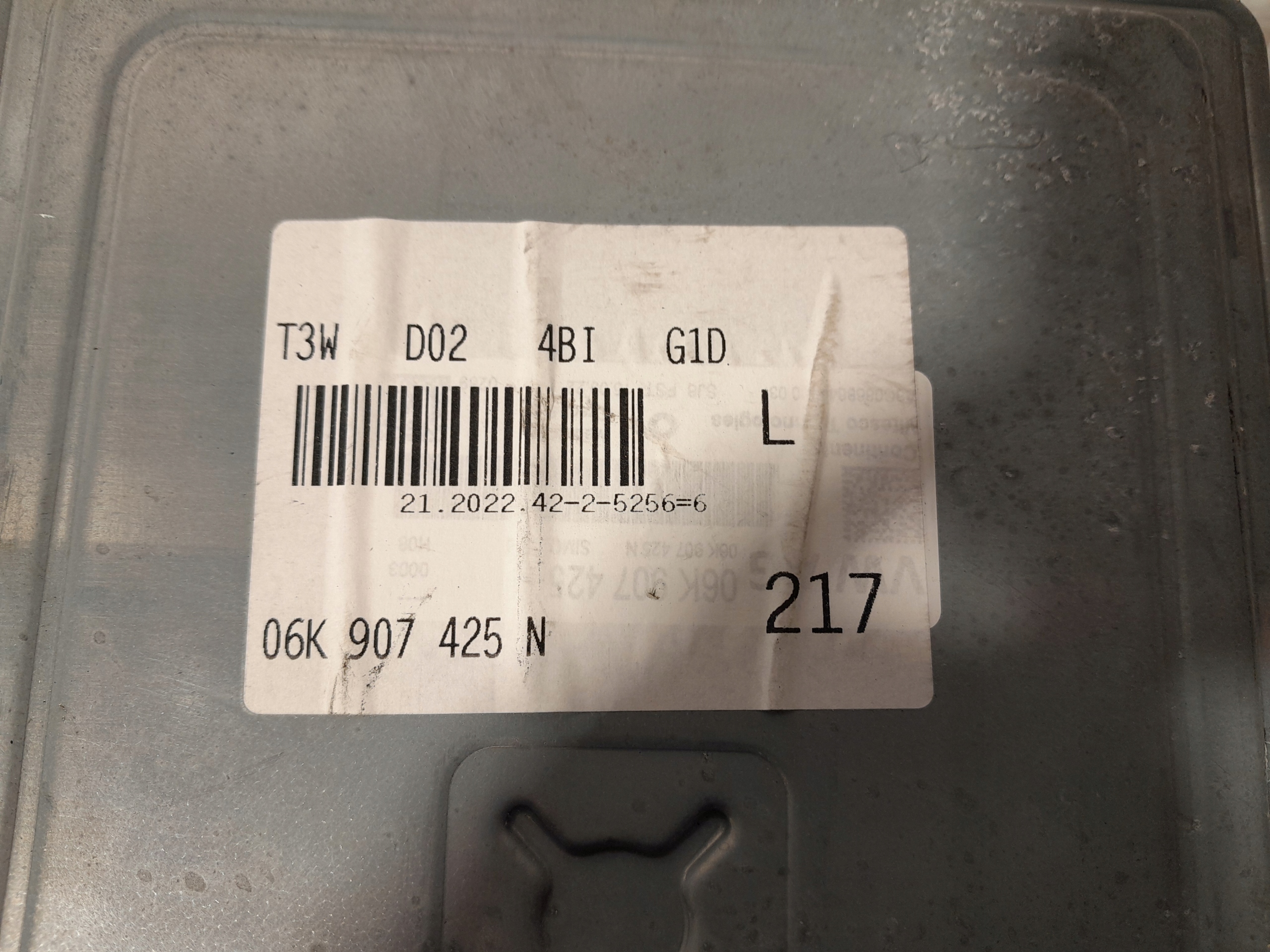 AUDI A3 S3 8Y computer control unit module of the engine 06K907425N 2.0TFSI