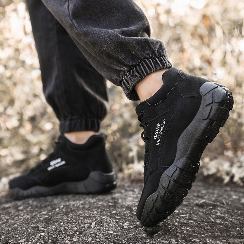 CZARNY LEKKIE CASUAL MĘSKIE TREKKINGOWE BUTY SPORTOWE WYGODNE R.40 Kod producenta LISIKUK-PL-698