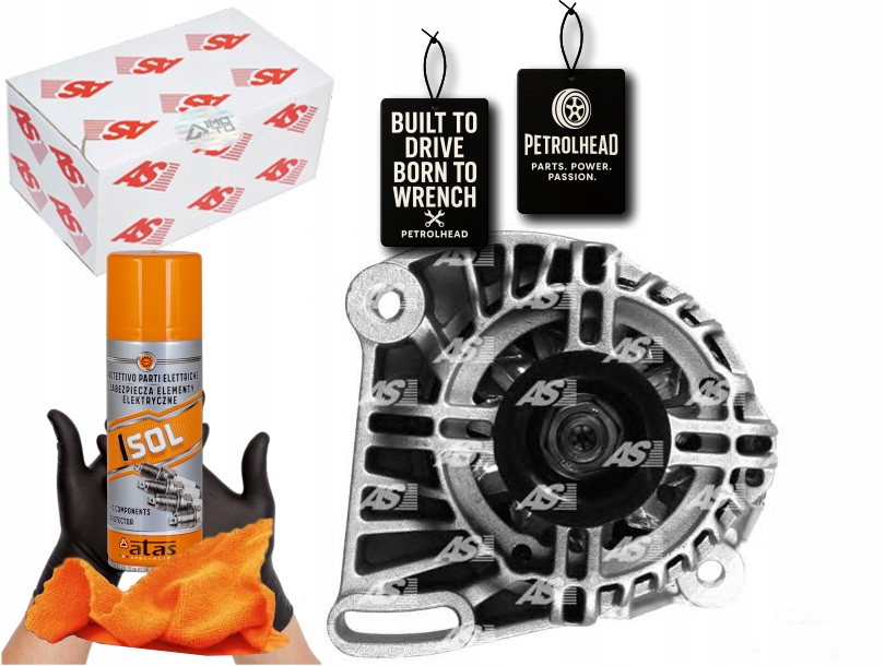 Alternátor Panda Punto 1.2 1.4 70A As-pl #Petrolhead Pro+ Kit4