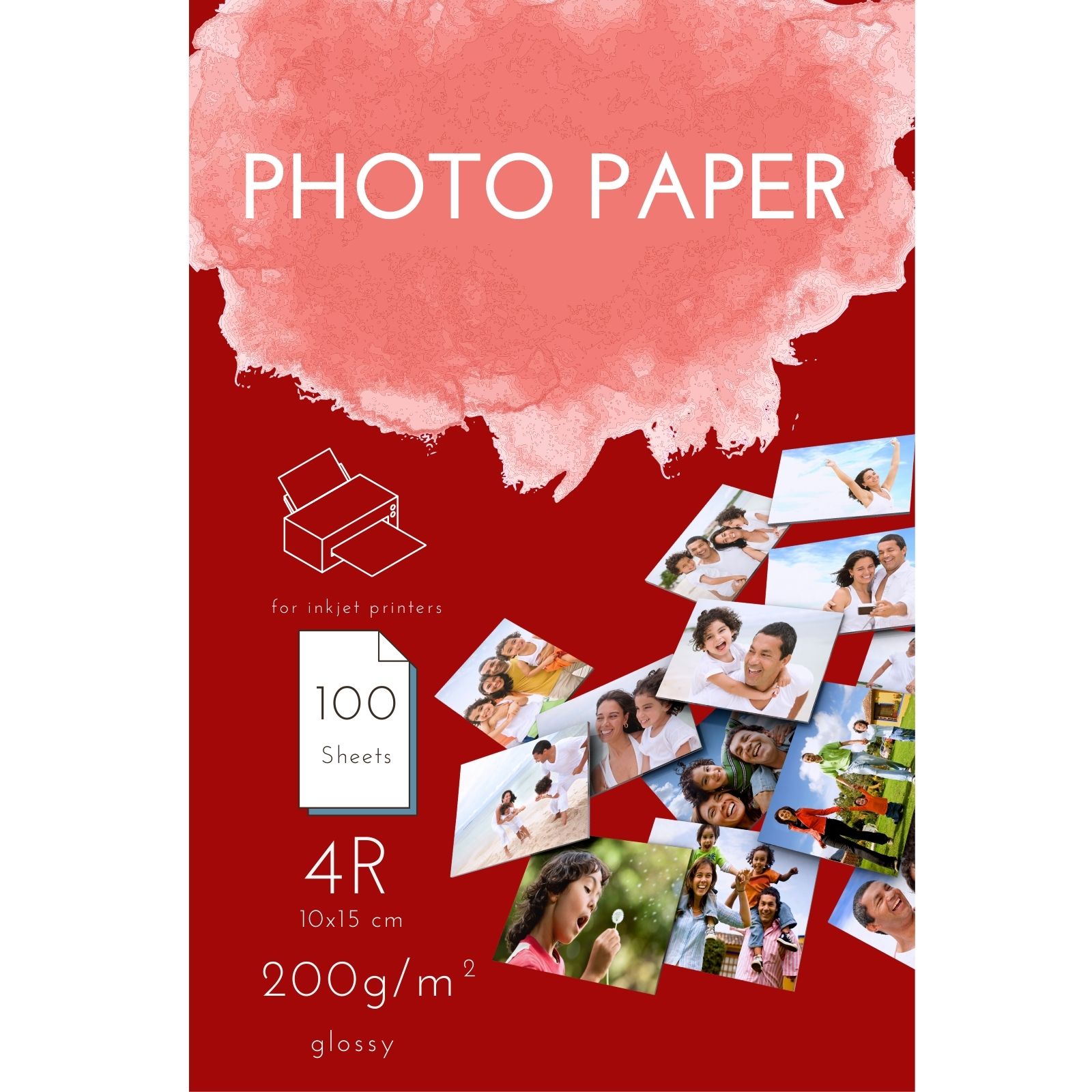 

Papier Foto Do Zdjęć Błysk 4R 10x15 200g/m2 100ark