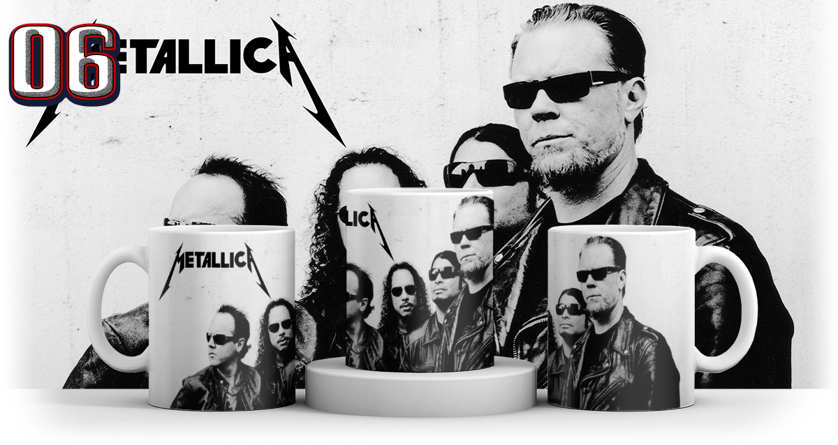 KUBEK METALLICA PREZENT DLA FANA + IMIE + KARTONIK Marka Resolid