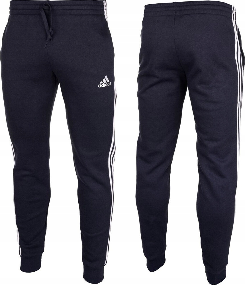 Pánské Kalhoty Adidas Essentials Fleece Tapered Cuff 3-BAND Pants vel. S