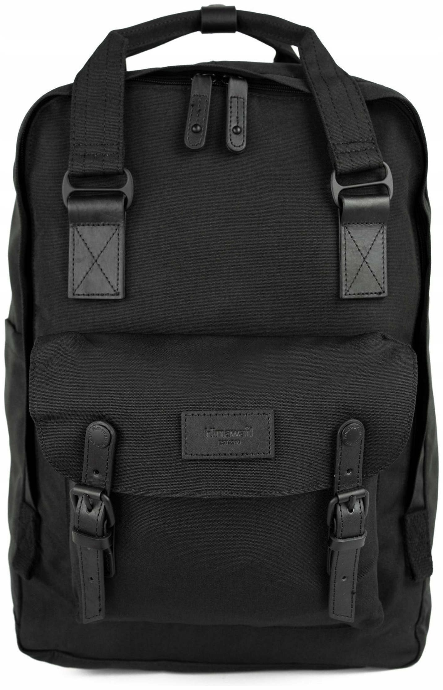 Batoh na notebook pro muže Himawari XL 17 palců městský, prostorný, lehký, černý