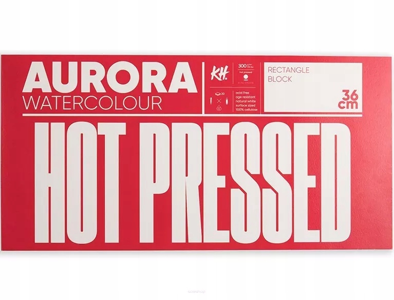 Blok do Akwareli Aurora Hot Pressed 180x360 Format inny