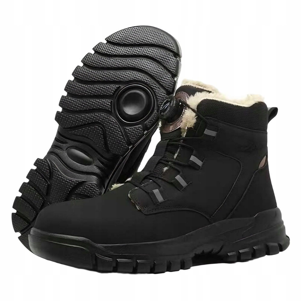 Pánské pracovní polobotky Zimní zateplené pracovní s špičkou s3 Bozp vel.