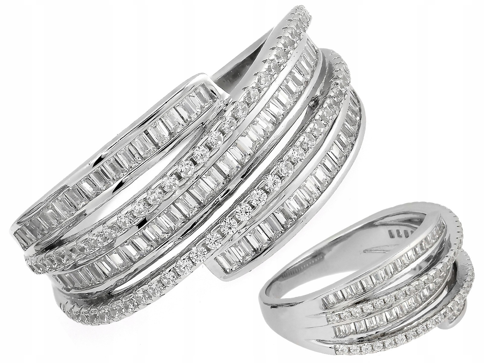 Dámský Prstýnek ze stříbra 925 s kubickou zirkonií 5,65g vel. 20 dárek pro maminku