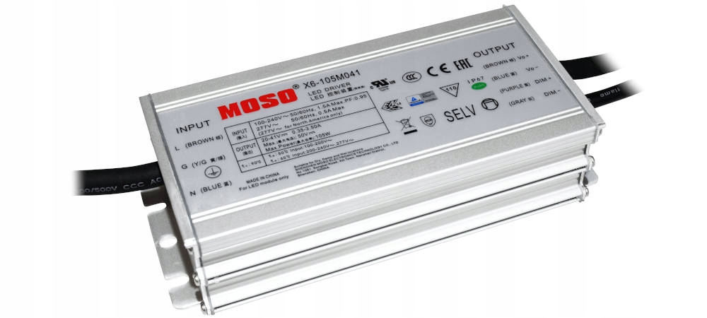 X6-105M041, Napájecí zdroj, MOSO/X6, X6-105M041 Psu 105W: 0.35-3.5A/20-41V, Cp...