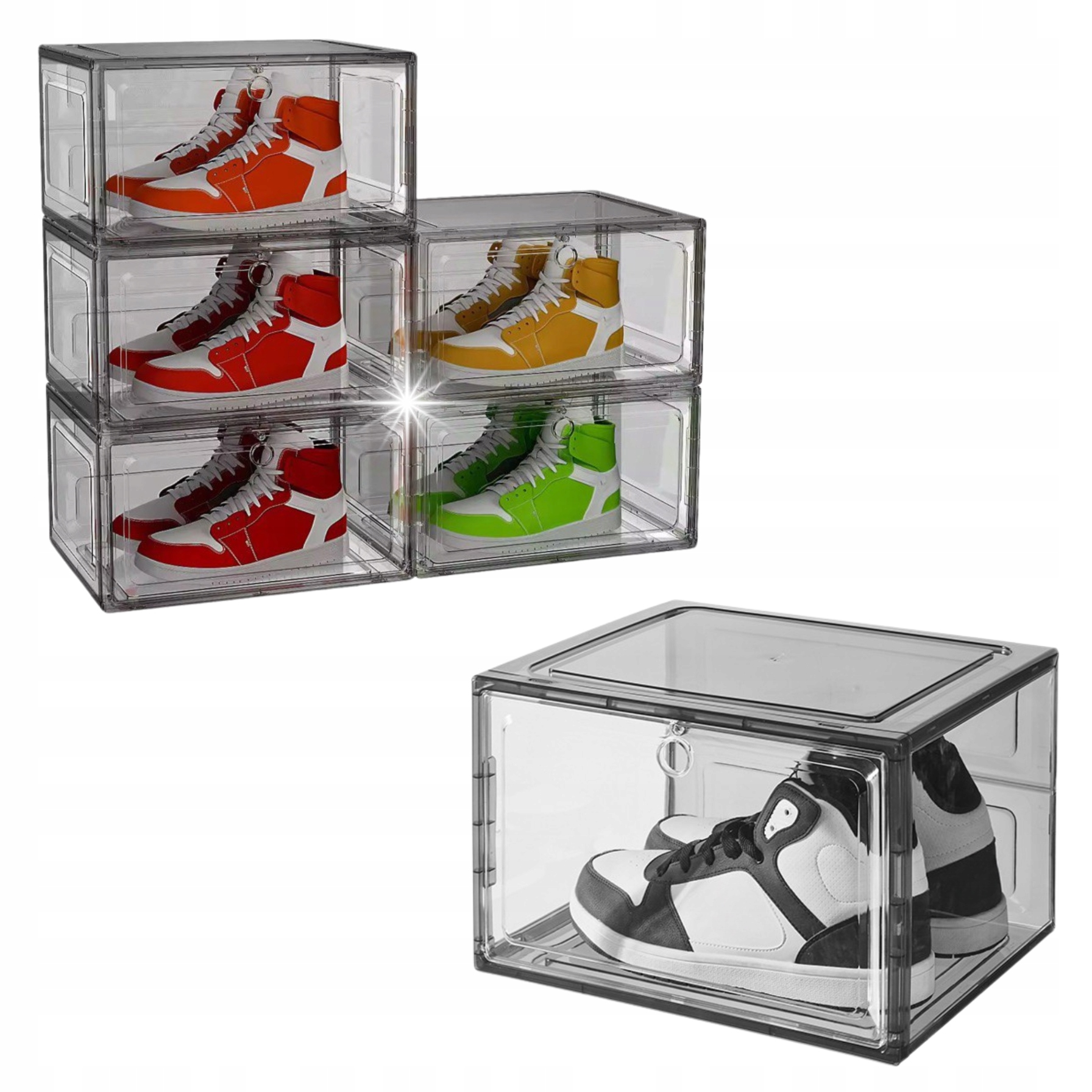 6 x Krabička Organizér Na Boty Premium na hračky kancelářské doplňky