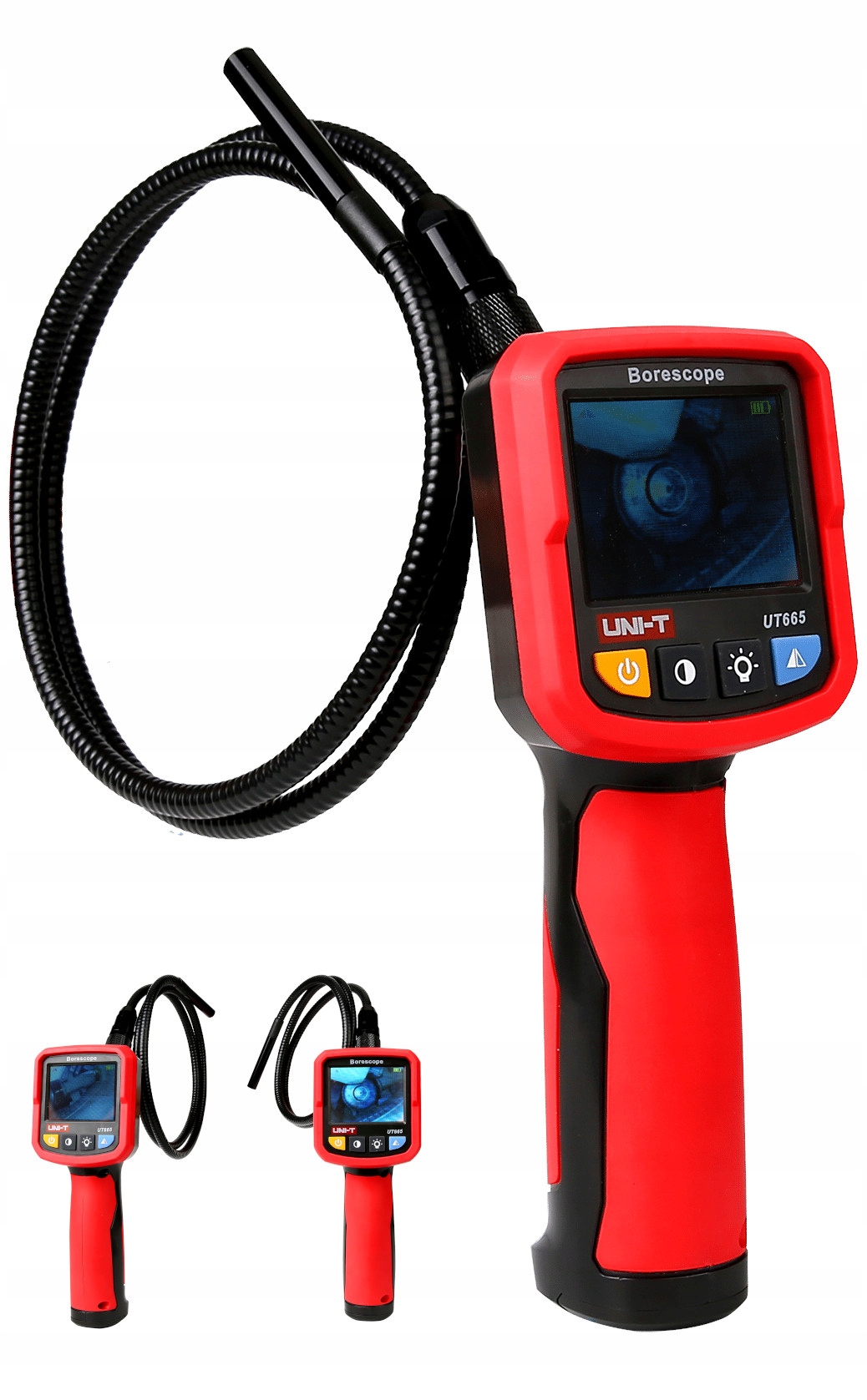 Inšpekčná Kamera Uni-t UT665 Endoskop LCD 2.4" Sonda 1 m IP67