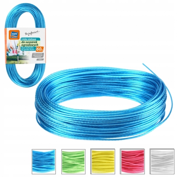 

Linka stalowa do suszarek ogrodowych 60m